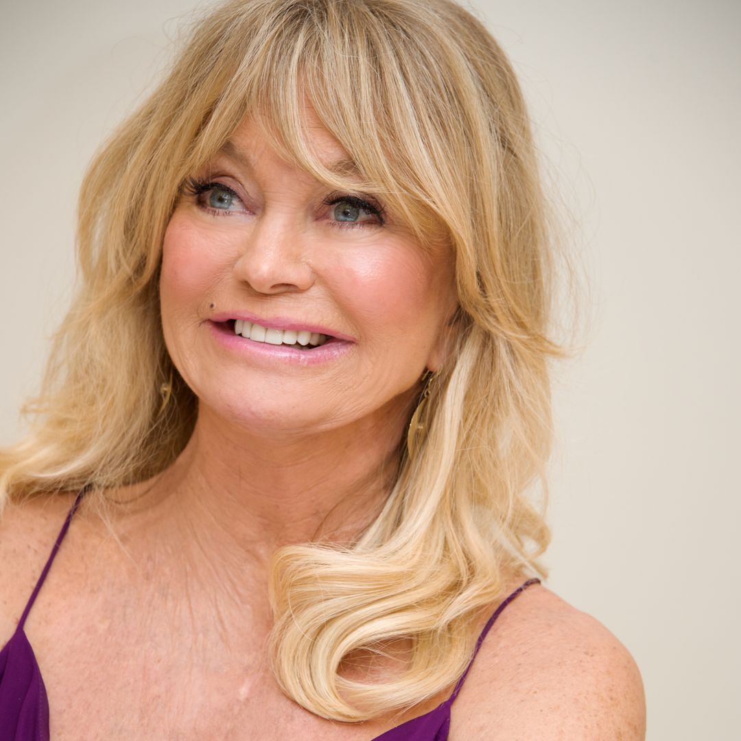 Goldie Hawn poses in bed in unfiltered photo taken from the family archives