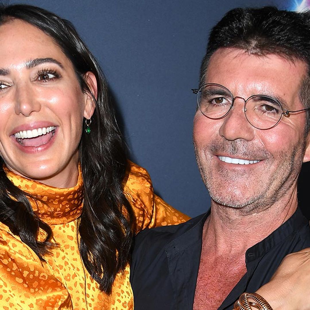 Simon Cowell and girlfriend Lauren Silverman share tender kiss during amorous display at Epsom Derby