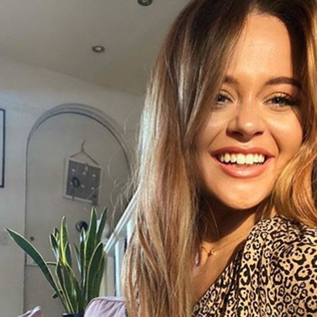 Emily Atack shares video from her bath for hilarious reason