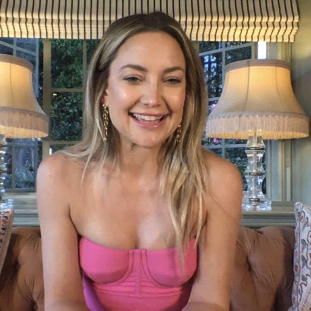 Kate Hudson 'so happy' to share her news from family home