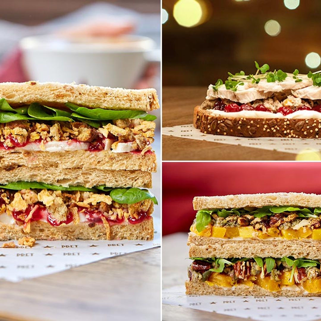 Pret's Christmas sandwich is back! And there's a new gluten-free and a vegan option
