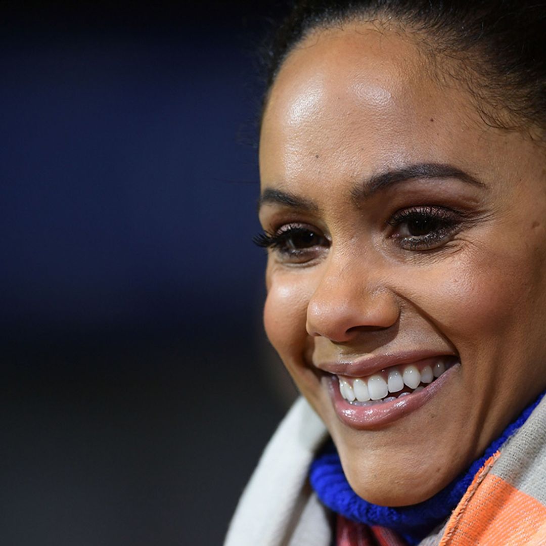 Alex Scott wows fans with thigh-high boots and black blazer