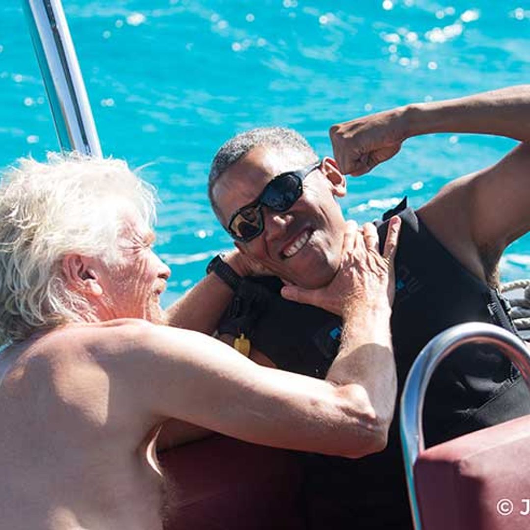 Watch the video of Richard Branson and Barack Obama's hilarious holiday challenge