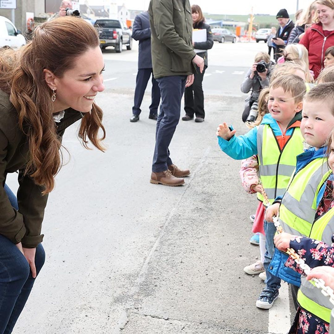 Kate Middleton has the best reaction when child asks her if she's a 'Prince' – video