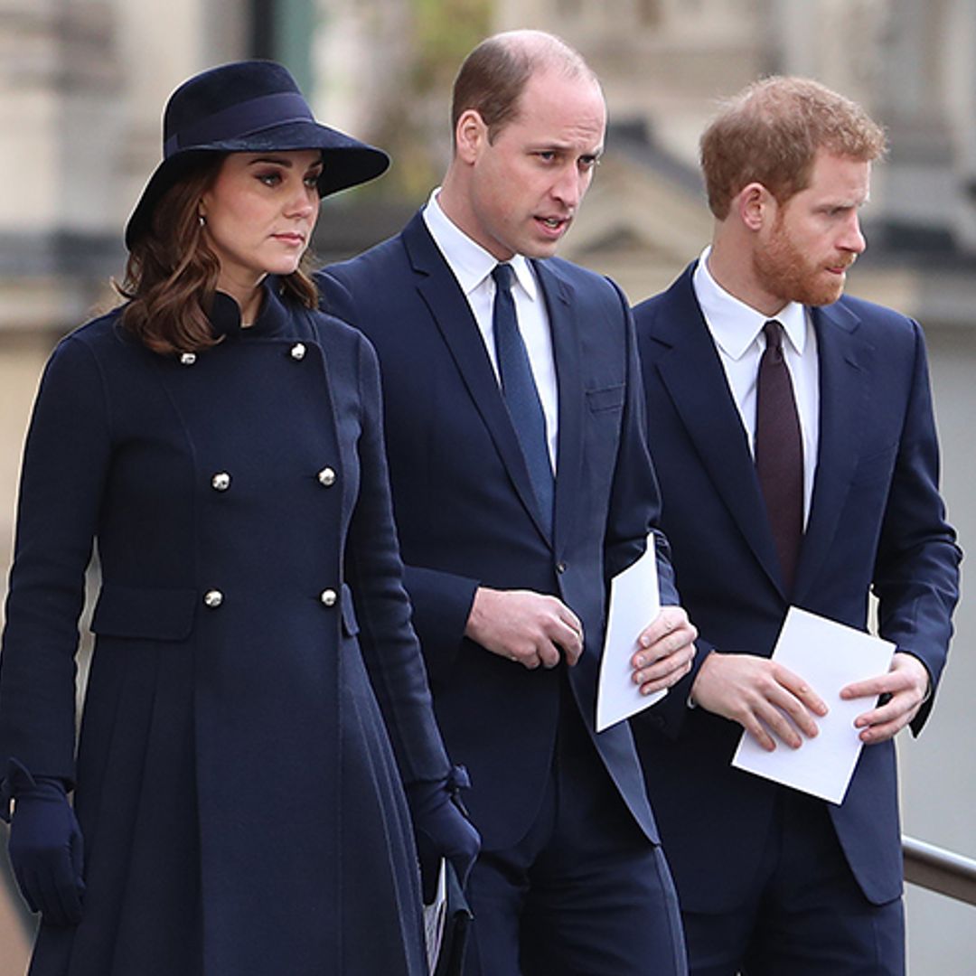 Prince William, Kate and Prince Harry pay tribute at Grenfell memorial service