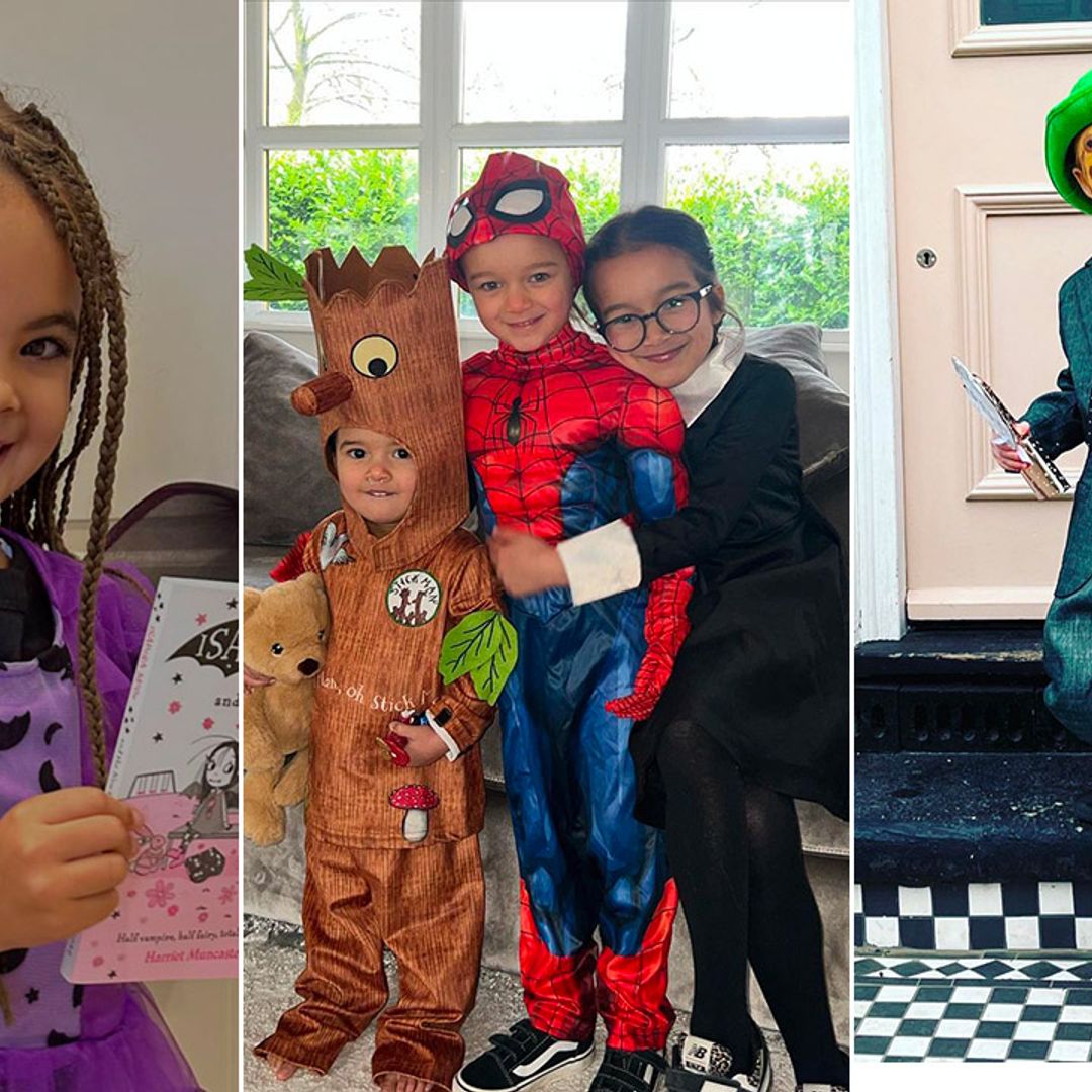 9 celebrity children World Book Day costumes: Helen George's son, Rochelle Humes' kids, more