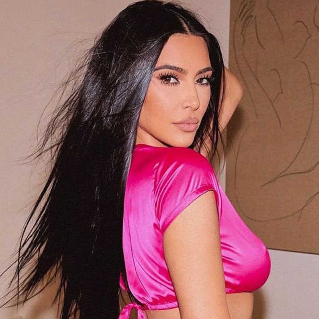 Kim Kardashian is ready for Valentine's Day with a sexy new look