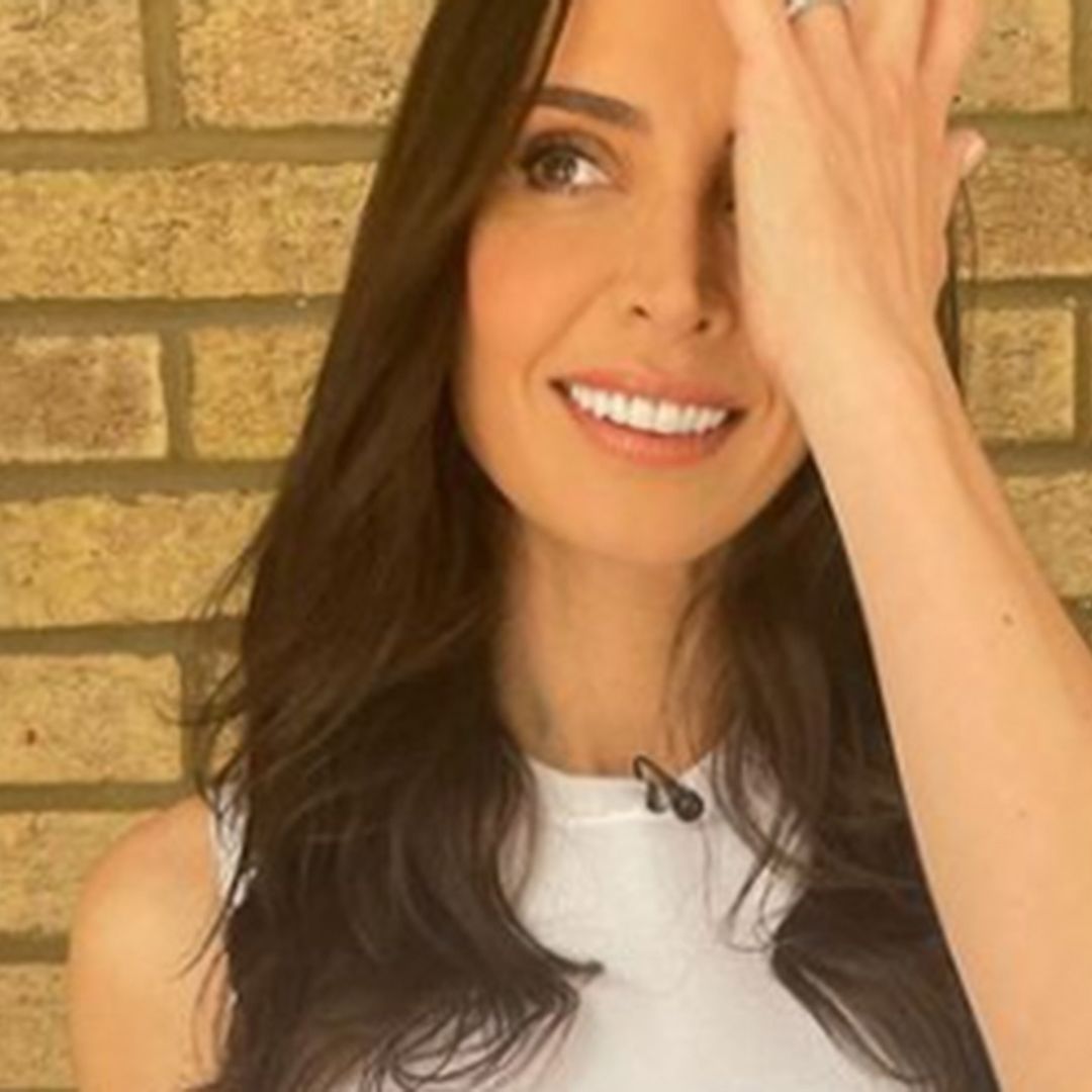 Christine Lampard's fancy skirt is seriously sleek - and wait til you see her heels
