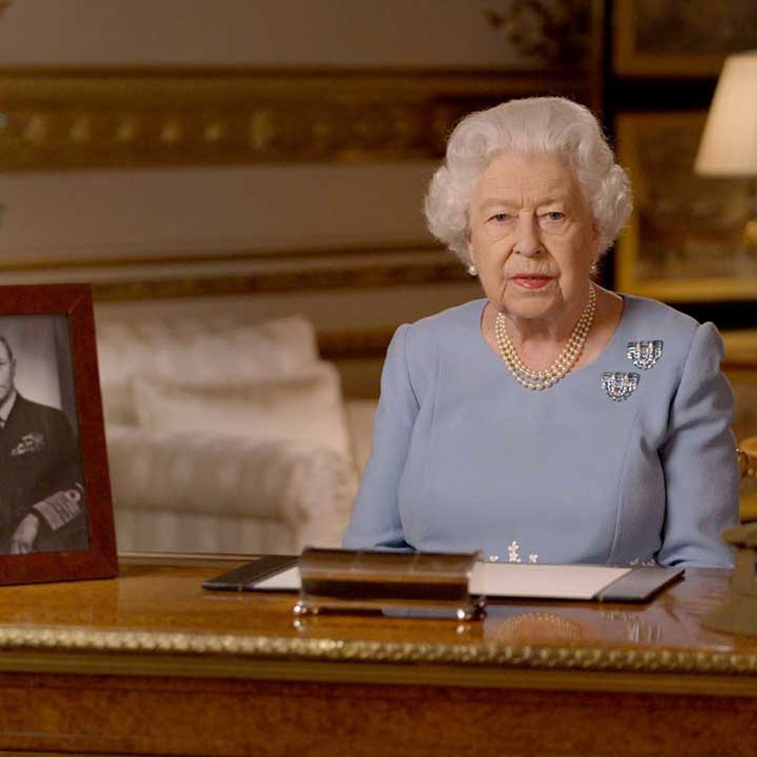 Watch as the Queen marks VE Day with moving speech from Windsor Castle 