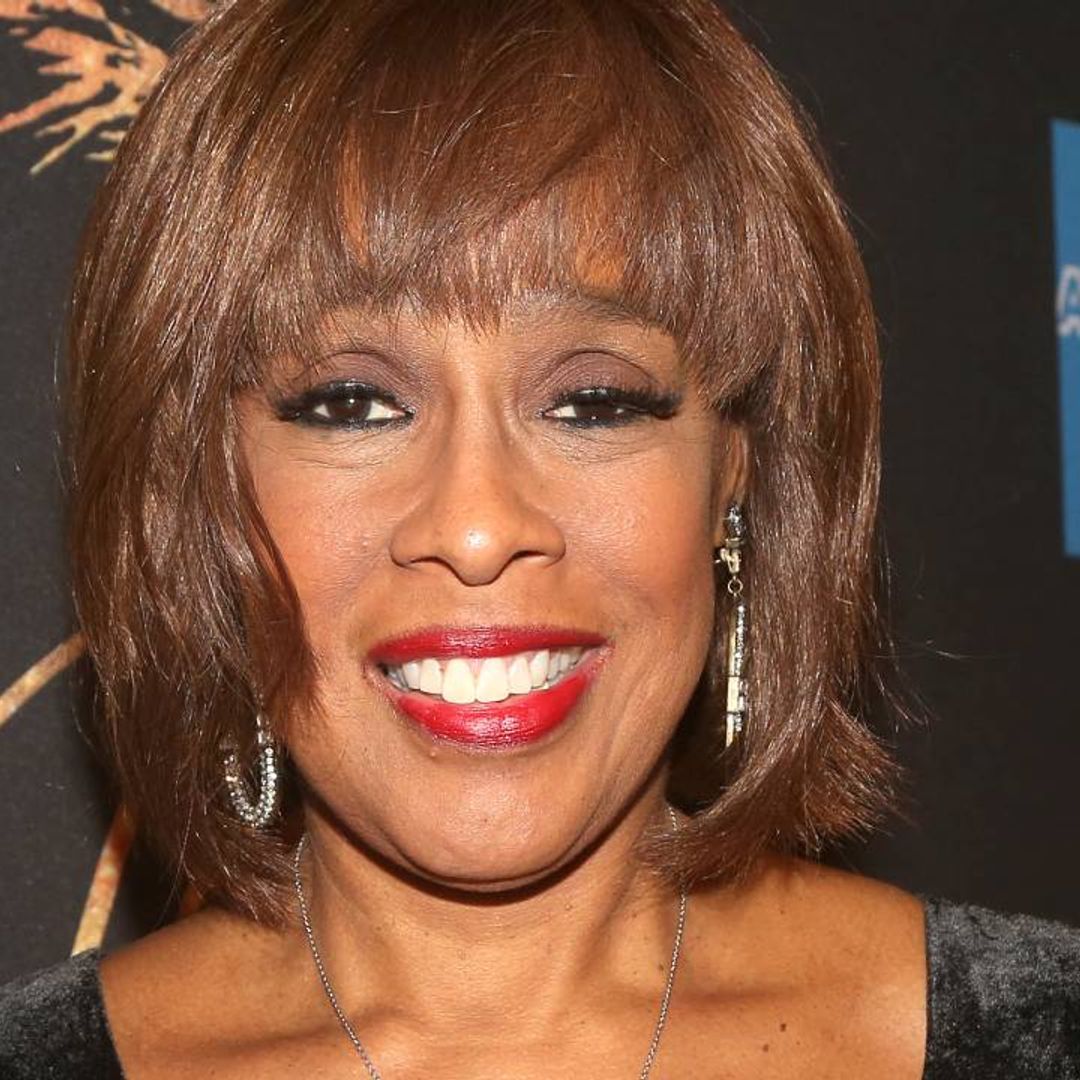 Gayle King looks incredible in her iconic yellow dress as she marks decade on CBS Mornings