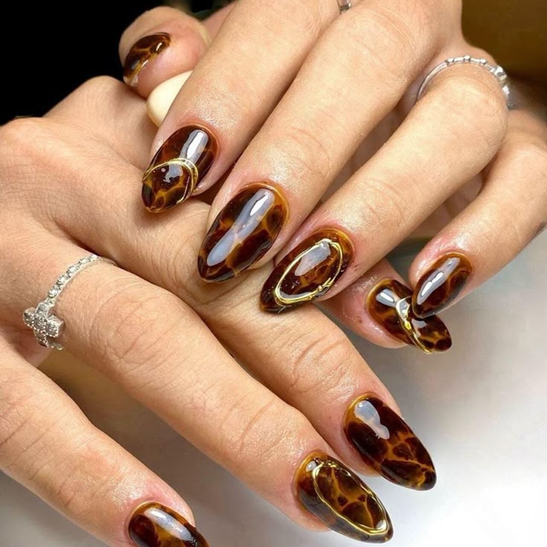 Tortie nails are trending - 7 stylish ways to wear autumn's must-try manicure