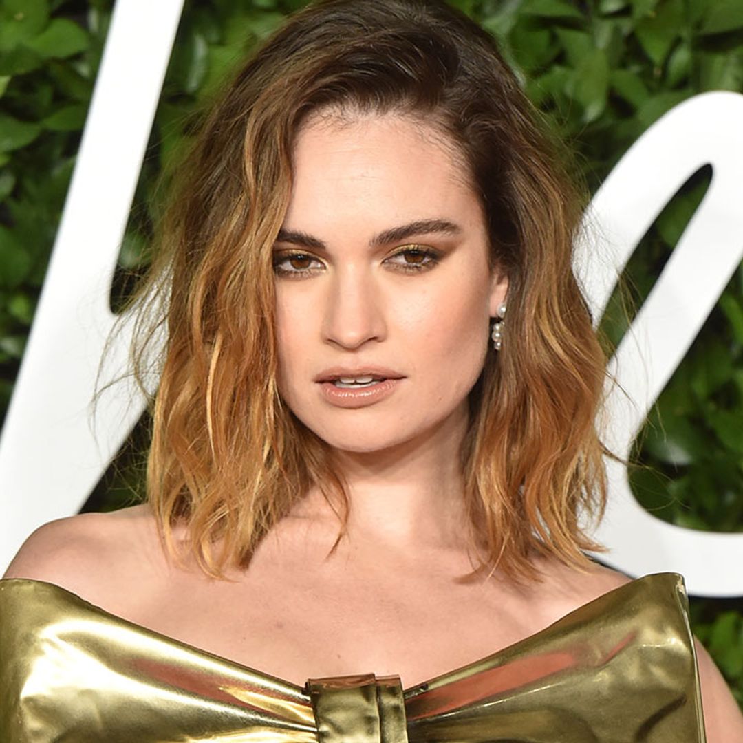 Lily James pulls out of another interview last-minute following those Dominic West photos