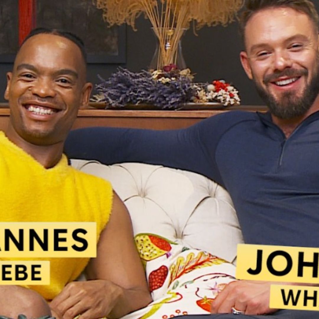 Strictly finalists Johannes Radebe and John Whaite reunite for Celebrity Gogglebox