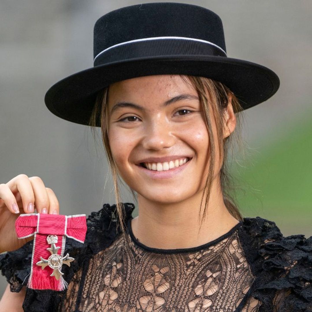 Emma Raducanu is a vision in Dior to collect her MBE