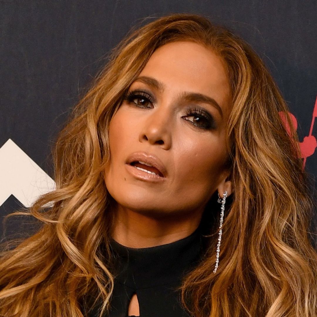 Jennifer Lopez kicks off countdown to new movie in a wedding gown