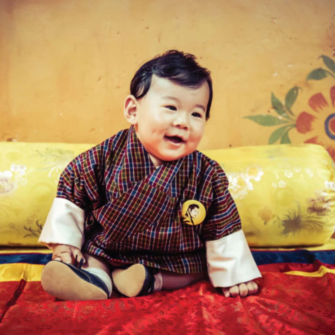 Bhutan's royal baby shows off his latest milestone in new photos