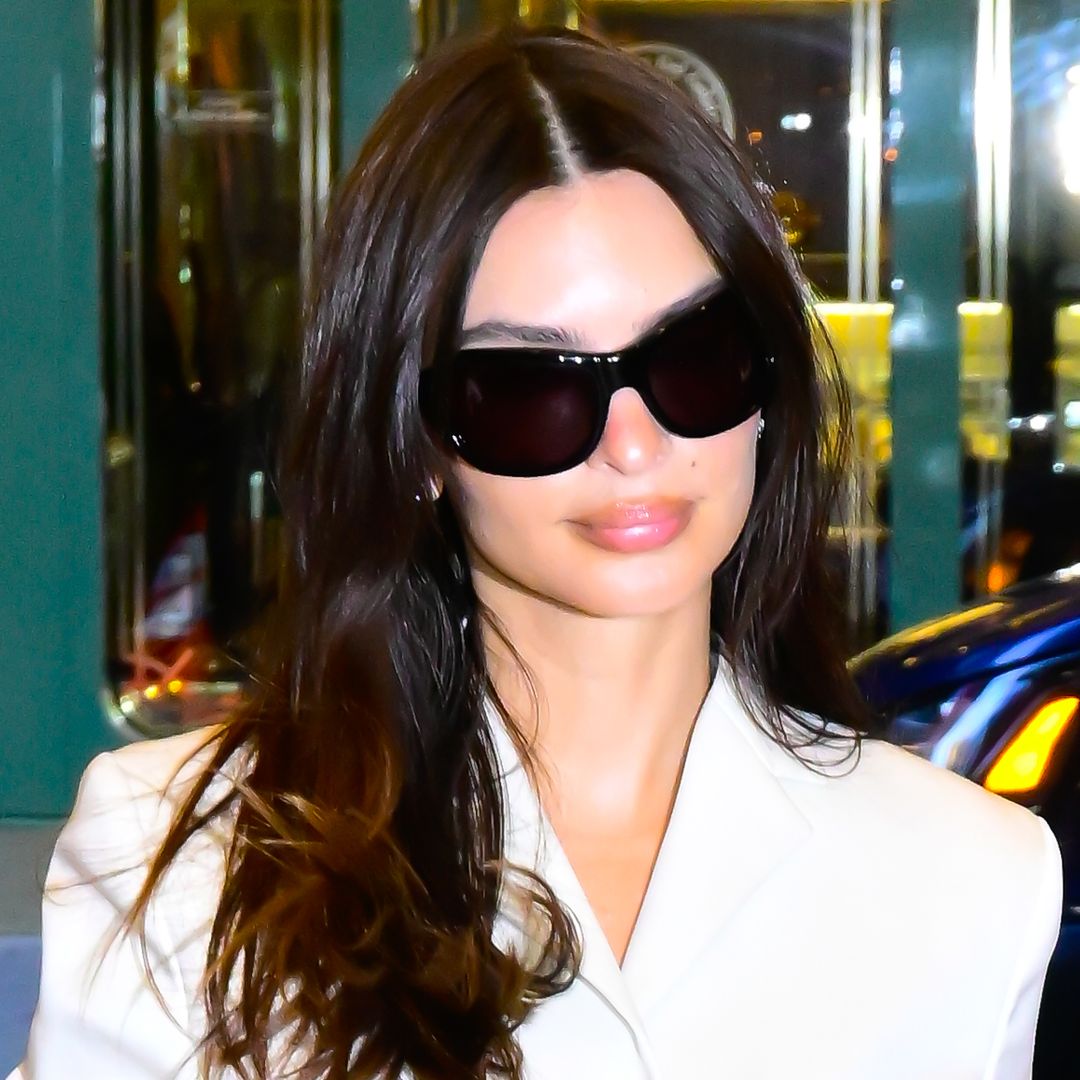 Emily Ratajkowski oozes bridal chic in Victoria Beckham-approved power suit