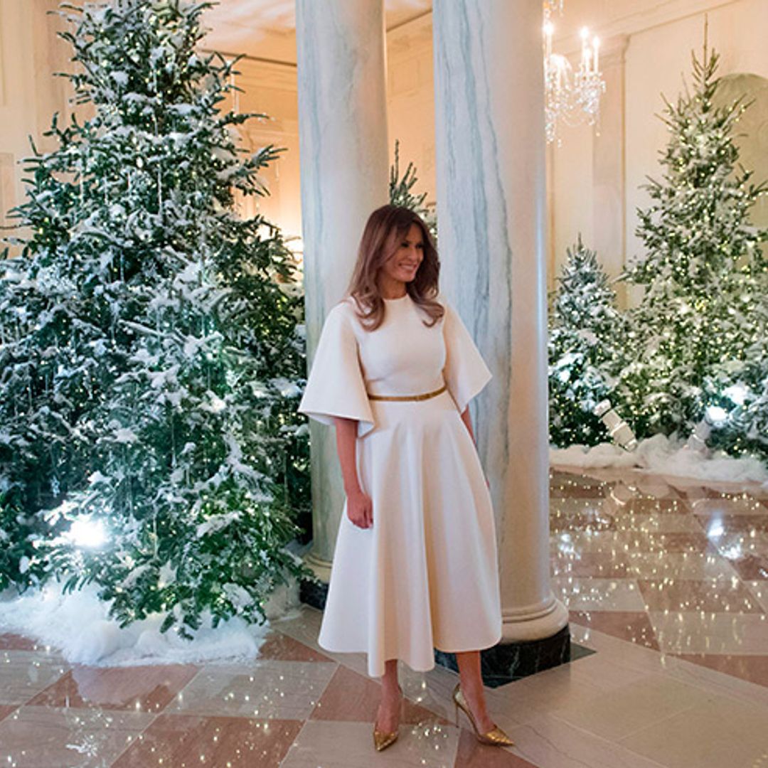 Melania Trump unveils White House Christmas decorations – peek inside