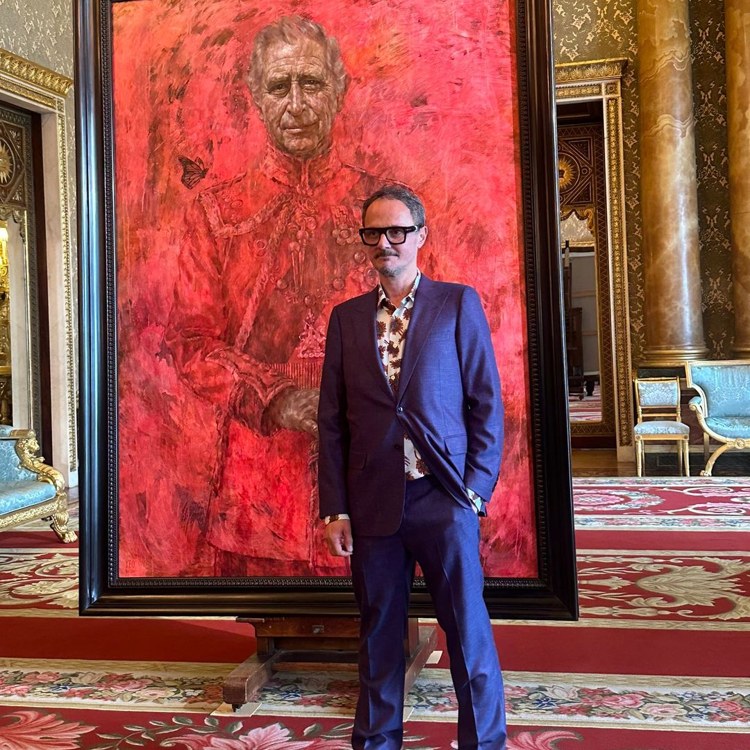 King Charles' artist Jonathan Yeo explains why he used red for divisive portrait