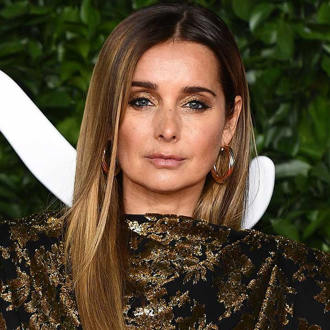 Louise Redknapp stuns in ruched designer dress with totally unique detail