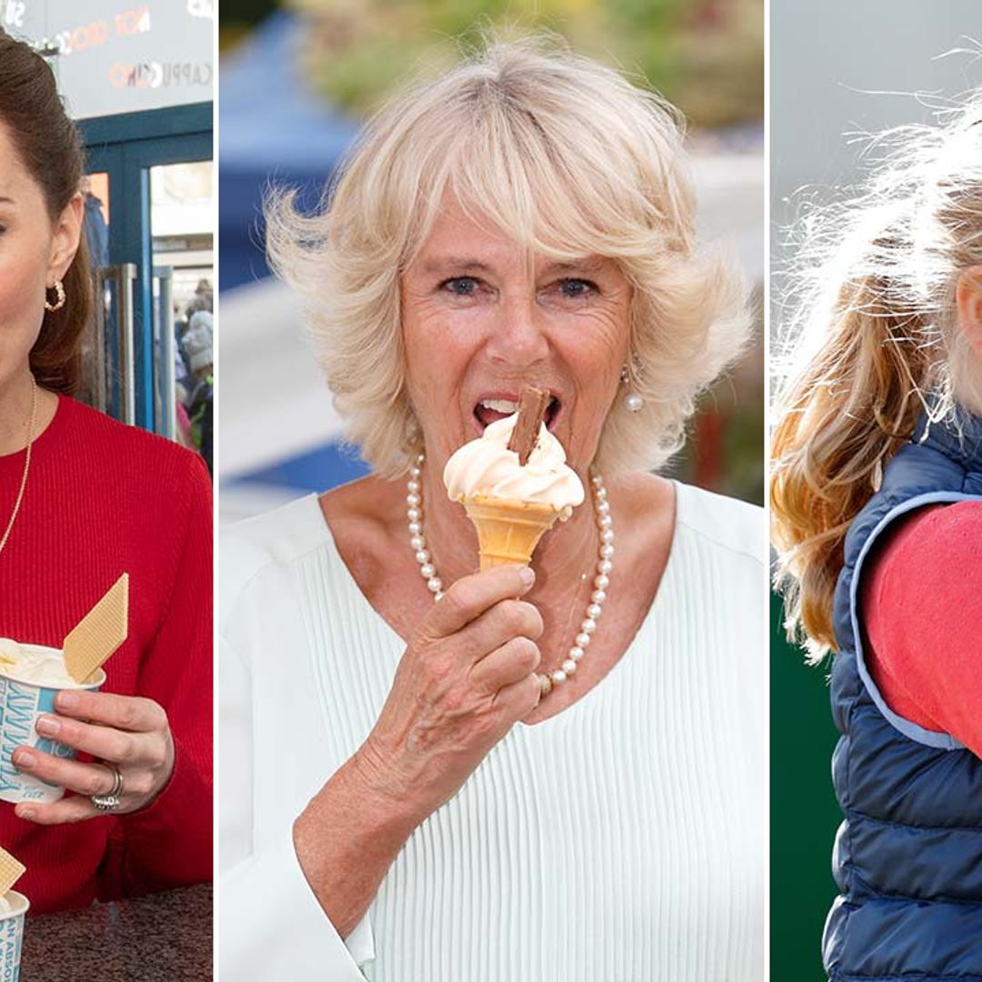Royals in the heatwave! Duchess Kate, Prince William, Princess Beatrice & Co eating ice cream