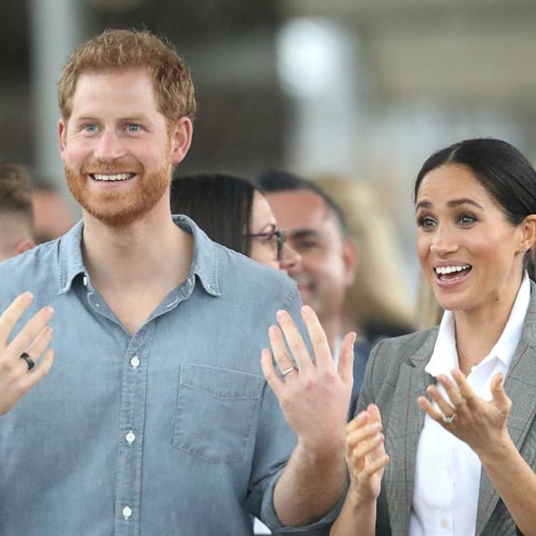 Royal Tour Day 2: Rain pours in drought, Meghan bakes cakes, Harry cuddles kids