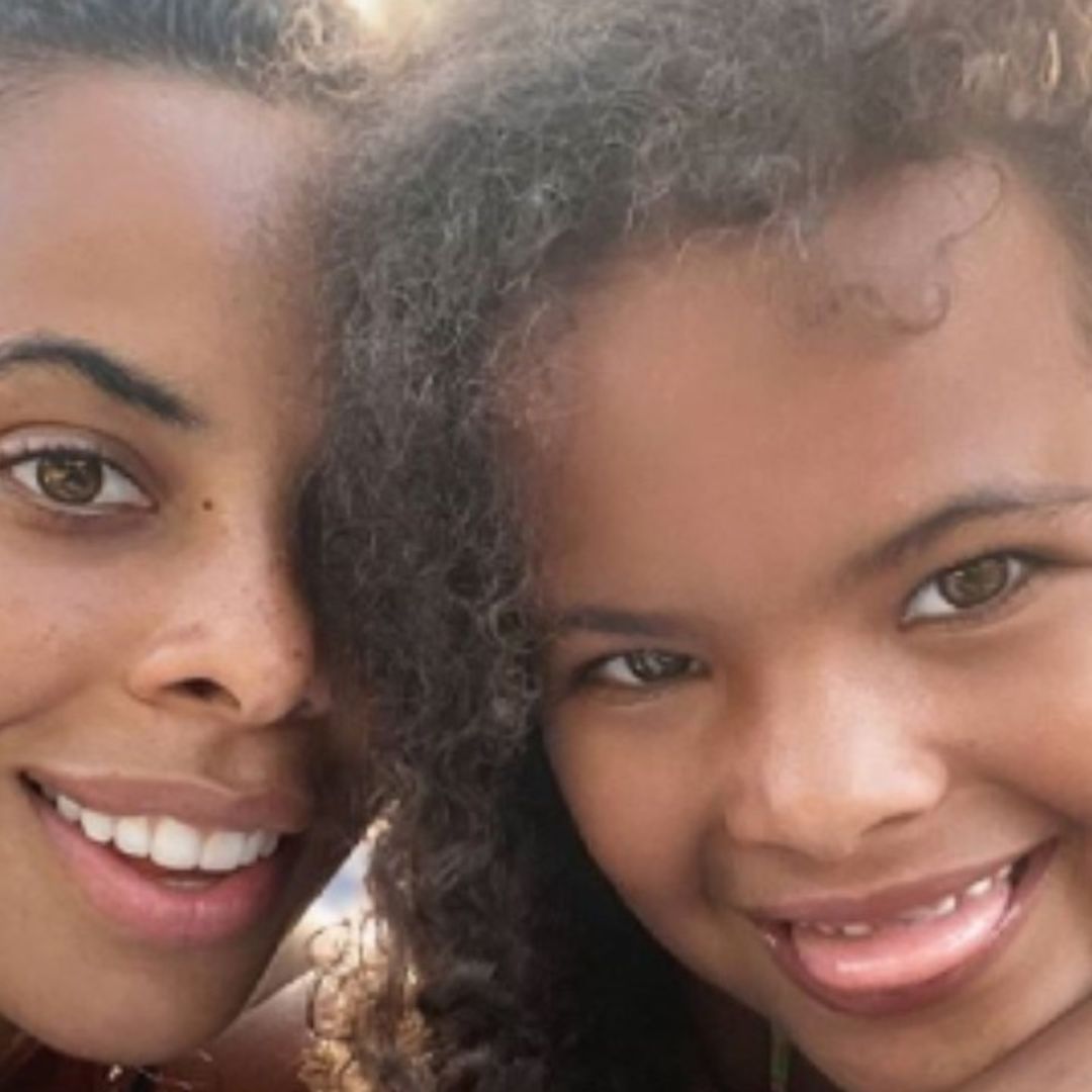 Rochelle Humes shares adorable photo of daughter being homeschooled