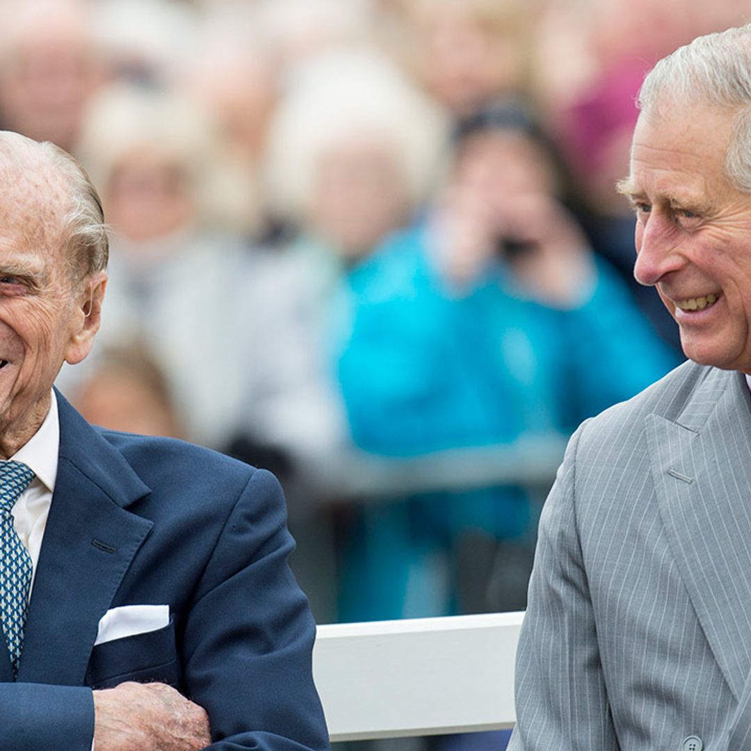 Prince Charles shares heartwarming childhood photo of him and Prince Philip in touching card