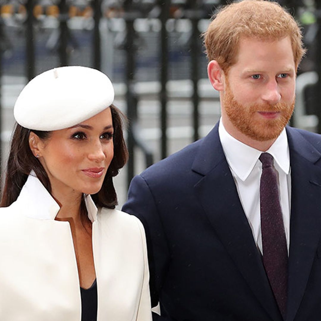 Meghan Markle colour co-ordinates with Kate Middleton at the Commonwealth Day service