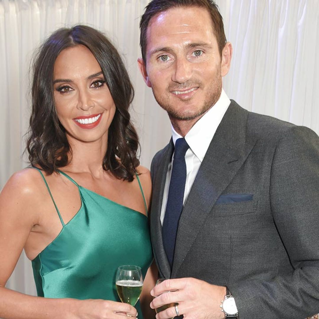 Christine Lampard looks fresh-faced for family stroll with newborn son Freddie