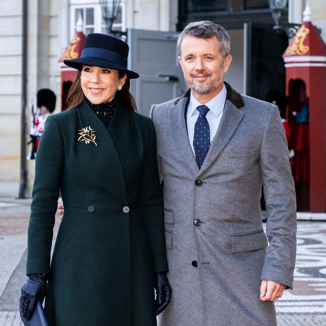 Queen Mary and King Frederik pictured with towering kids as they relocate