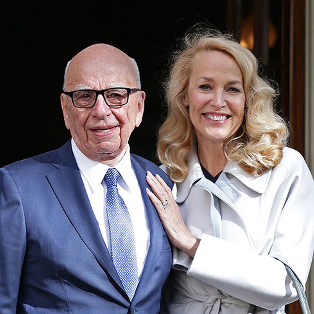 Jerry Hall and Rupert Murdoch marry in low-key civil ceremony