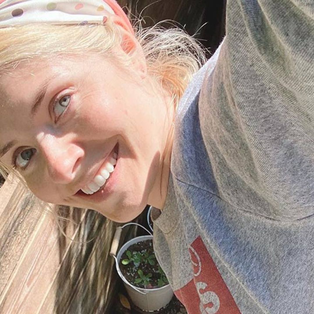 Holly Willoughby shares rare glimpse inside beautiful blossoming garden