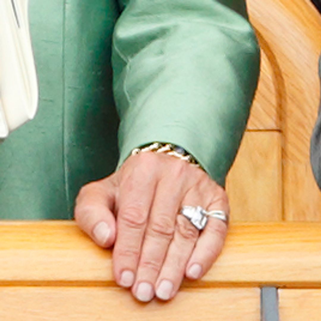Queen Camilla's engagement and signet ring