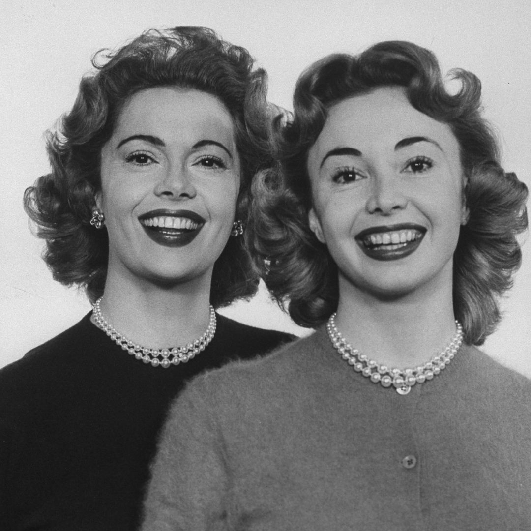 Actresses Audrey Meadows and her sister Jayne Meadows.