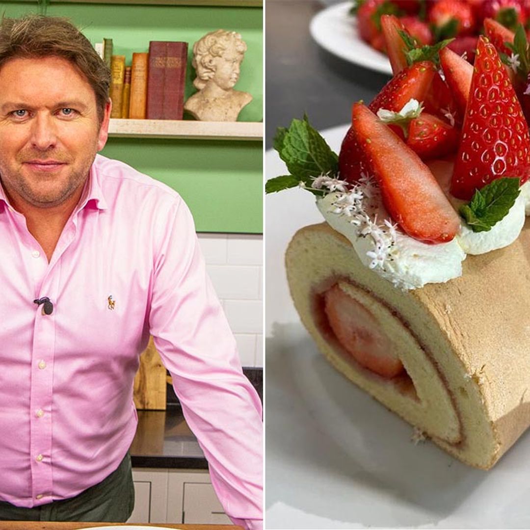 James Martin wows This Morning fans with delicious summer Swiss roll recipe