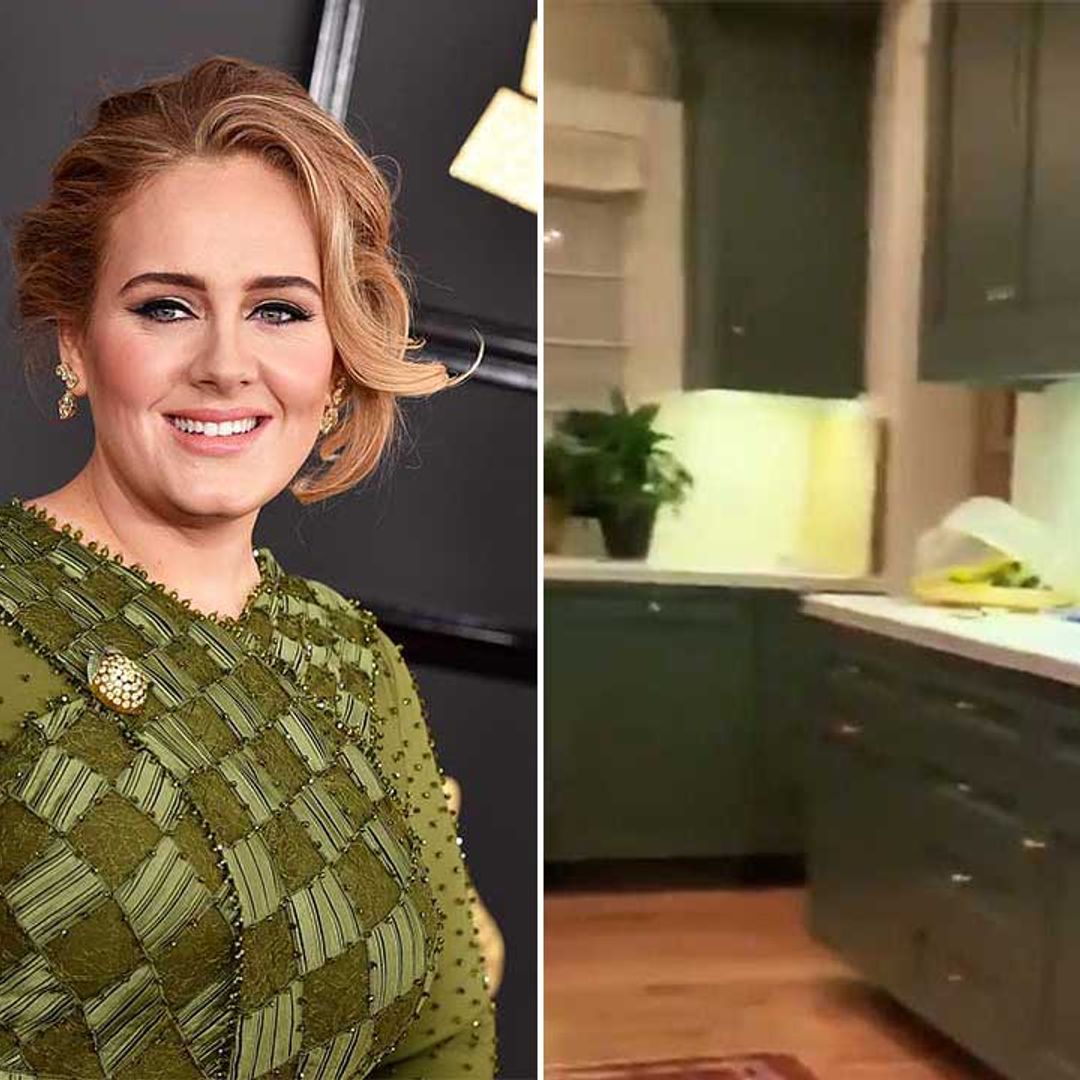 Adele reveals never-before-seen kitchen inside family home