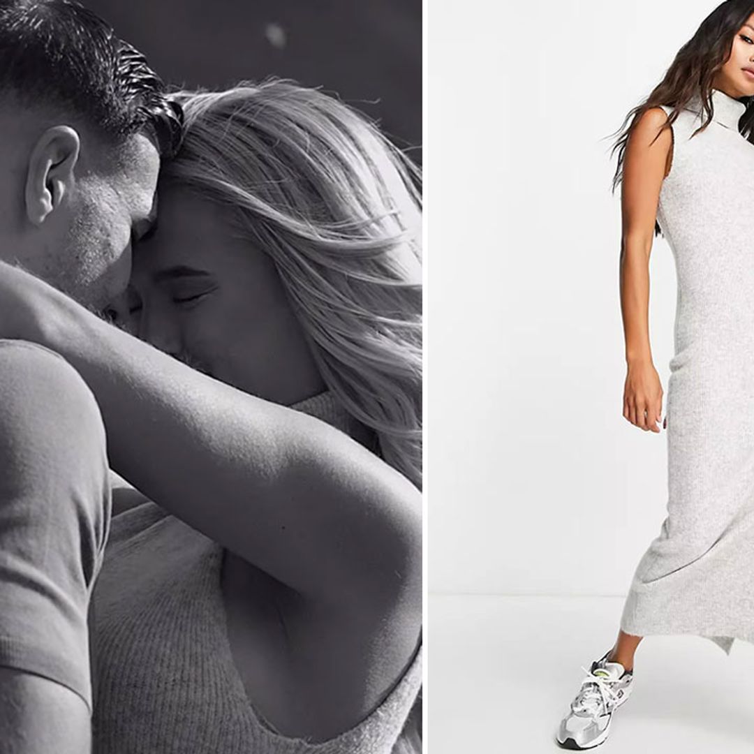 Molly-Mae Hague's £45 ASOS grey dress in her pregnancy reveal is selling fast