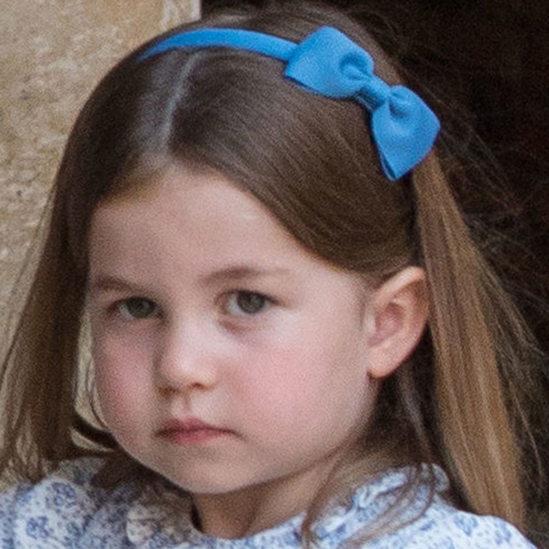 Princess Charlotte wore a £7 hair bow to little brother Prince Louis' christening and it's too adorable