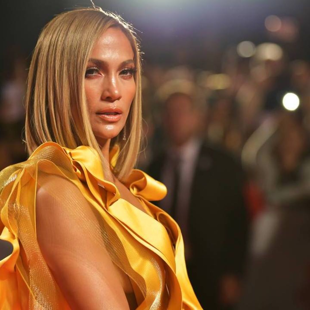Jennifer Lopez sizzles in a neon cutout dress that will blow your mind