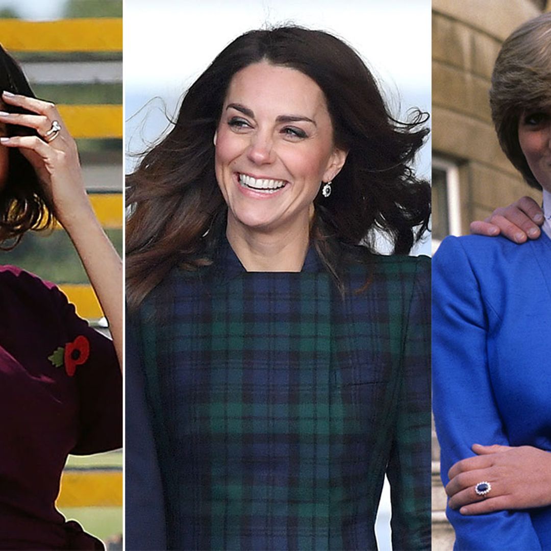Royal ladies who have changed their engagement rings from Meghan Markle to Princess Diana
