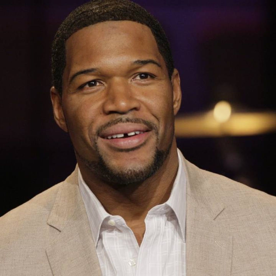 Michael Strahan's reaction is priceless as he celebrates happy news with co-star
