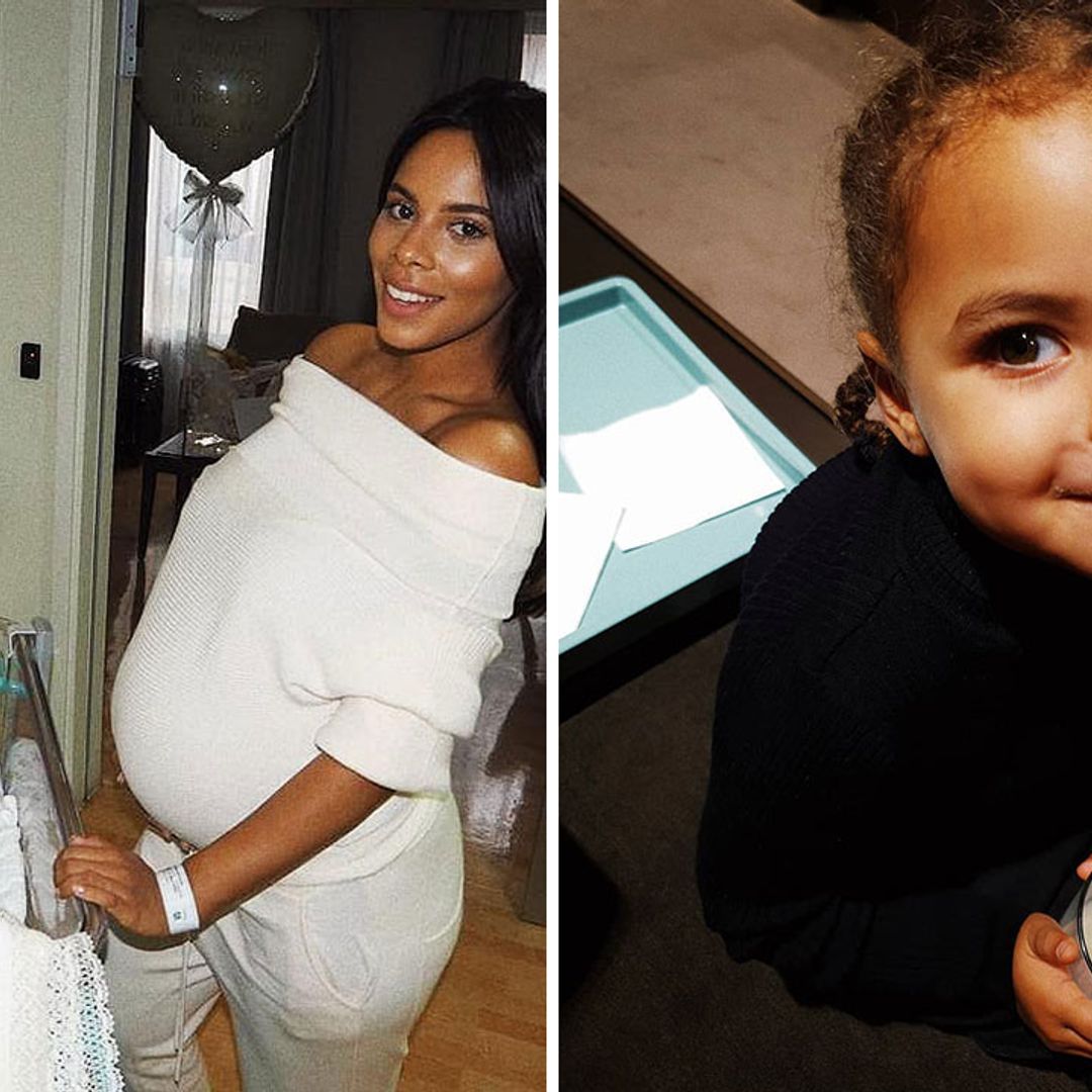 Rochelle Humes shares incredible throwback of herself in labour with daughter Valentina