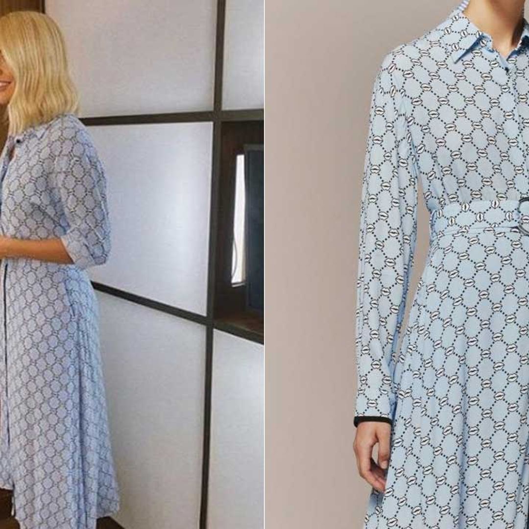 Holly Willoughby’s gorgeous blue skirt and shirt is a hit with This Morning viewers