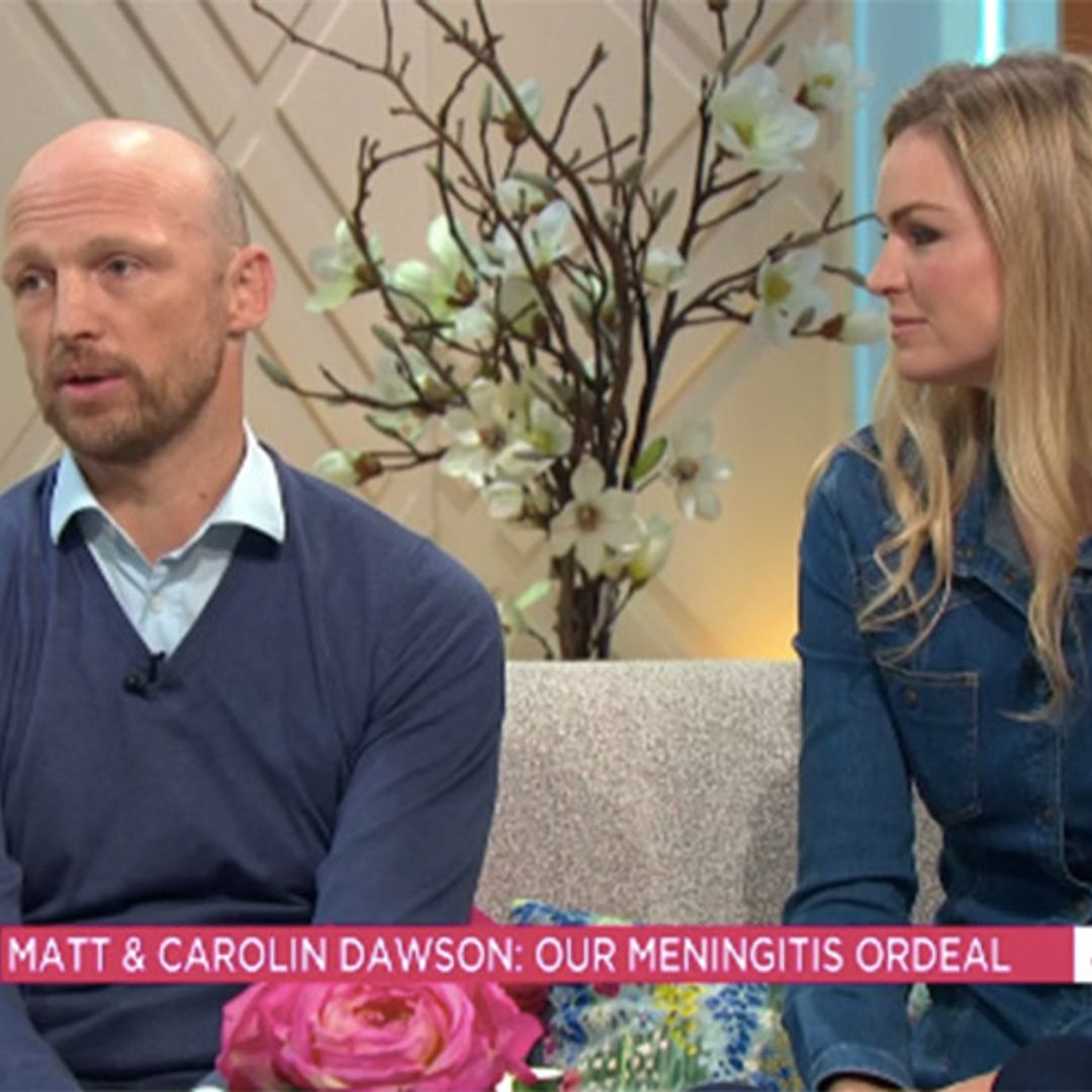 Matt Dawson and wife Carolin talk son Sami's terrifying meningitis ordeal