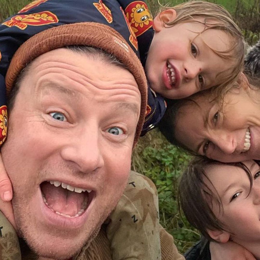 Jamie Oliver poses with son 'grown-up' Buddy as he reveals his special attitude to life