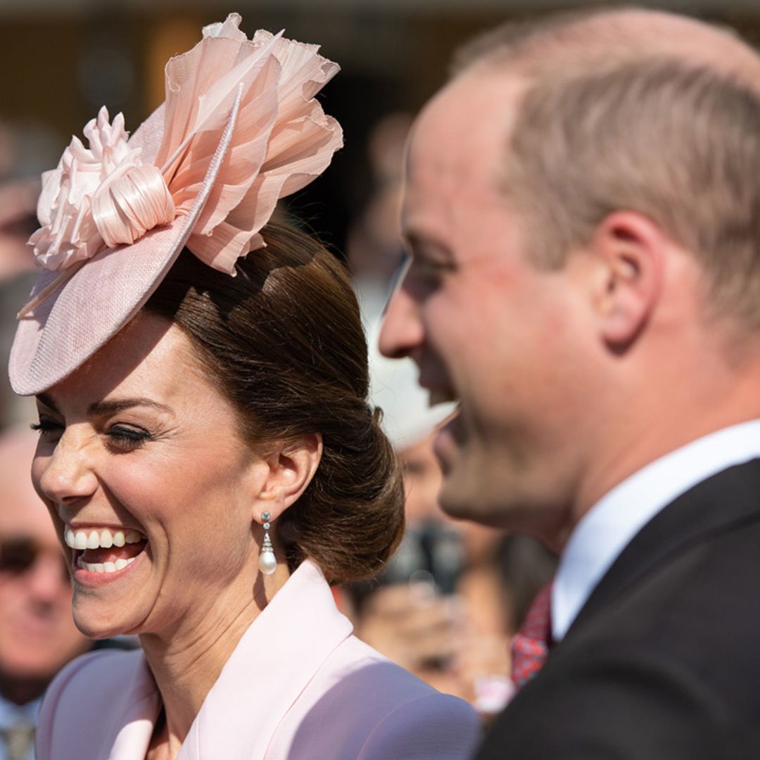 Kate Middleton receives her Insignia from the Queen ahead of garden party