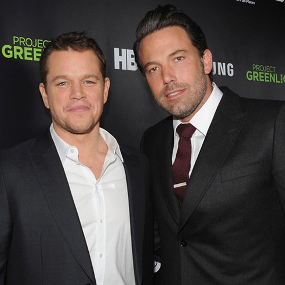 Ben Affleck makes first post-rehab appearance as friend Matt Damon says he 'couldn't be happier'