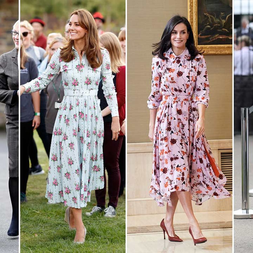 Flower power! Kate Middleton, Meghan Markle and more rocking floral dresses