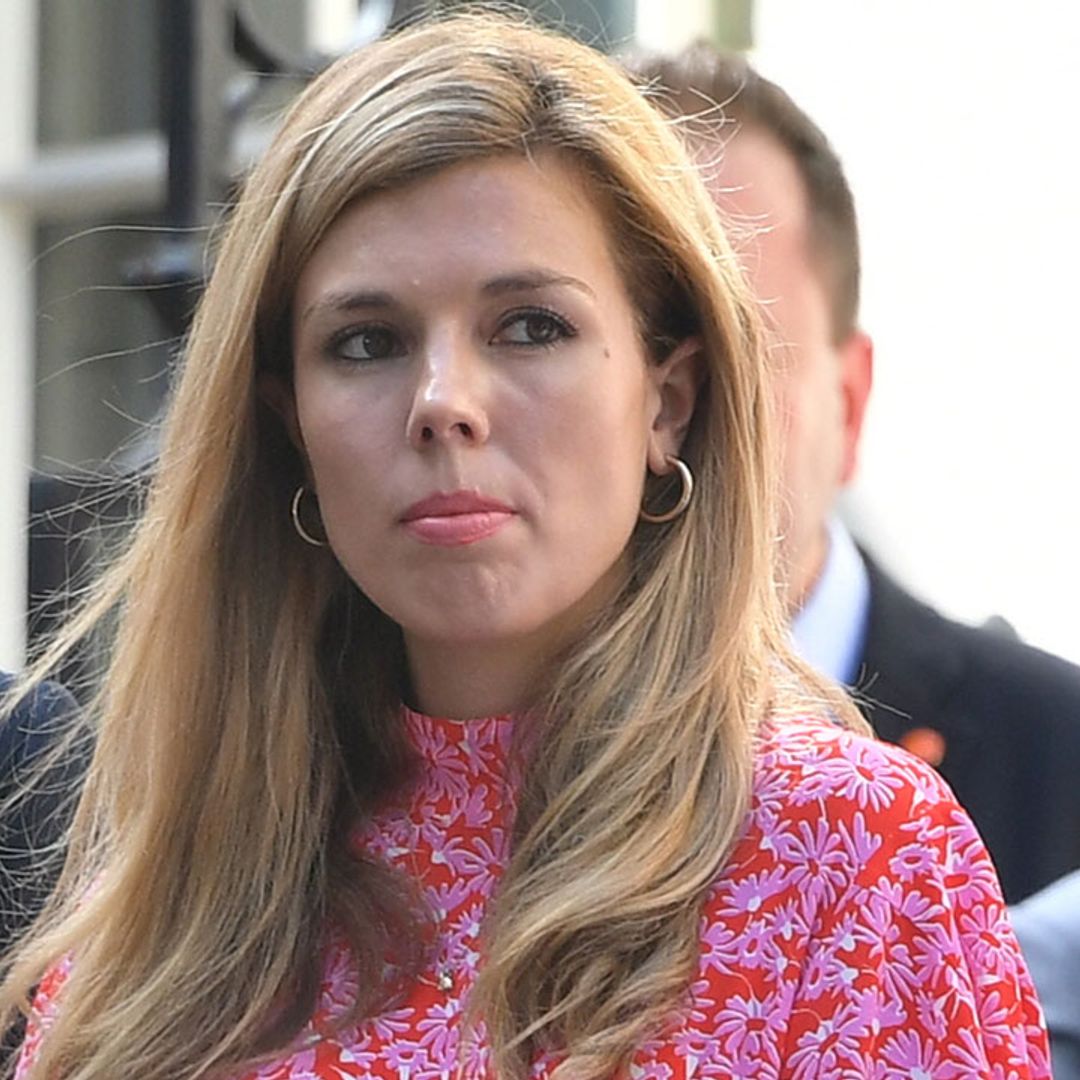 Boris Johnson's girlfriend Carrie Symonds stuns in £120 red floral dress in Downing Street